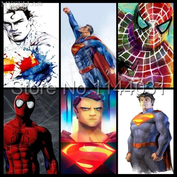 Cartoon Superman & Spiderman 5D Diy Diamond Painting Full Embroidery Cross Stitch Kits Home Needlework Christmas Gift Crafts
Cartoon Superman & Spiderman 5D Diy Diamond Painting Full Embroidery Cross Stitch Kits Home Needlework Christmas Gift Crafts