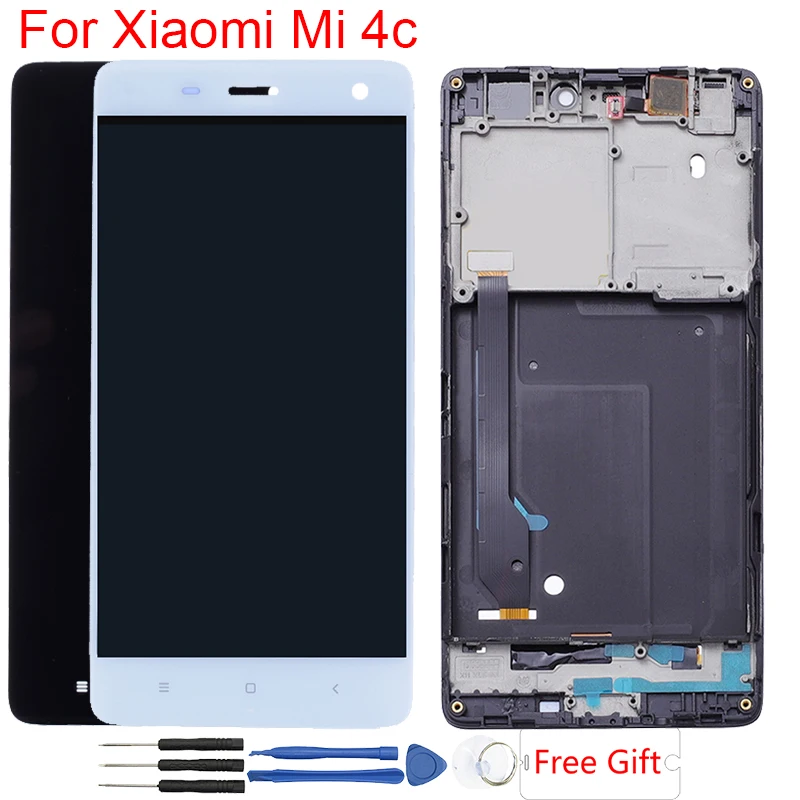 Original Mi 4C Display For Xiaomi Mi 4C LCD Screen Frame Touch Panel Digitizer Assembly Replacement 5.0 Inch 1920*1080 LCD
Original Mi 4C Display For Xiaomi Mi 4C LCD Screen Frame Touch Panel Digitizer Assembly Replacement 5.0 Inch 1920*1080 LCD