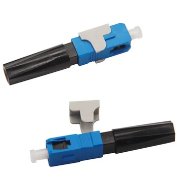 100pcs SC UPC FTTH Fiber Optic Quick Connector Single-Mode Fiber Optic Fast Connector SC quick assembly Connector 
100pcs SC UPC FTTH Fiber Optic Quick Connector Single-Mode Fiber Optic Fast Connector SC quick assembly Connector