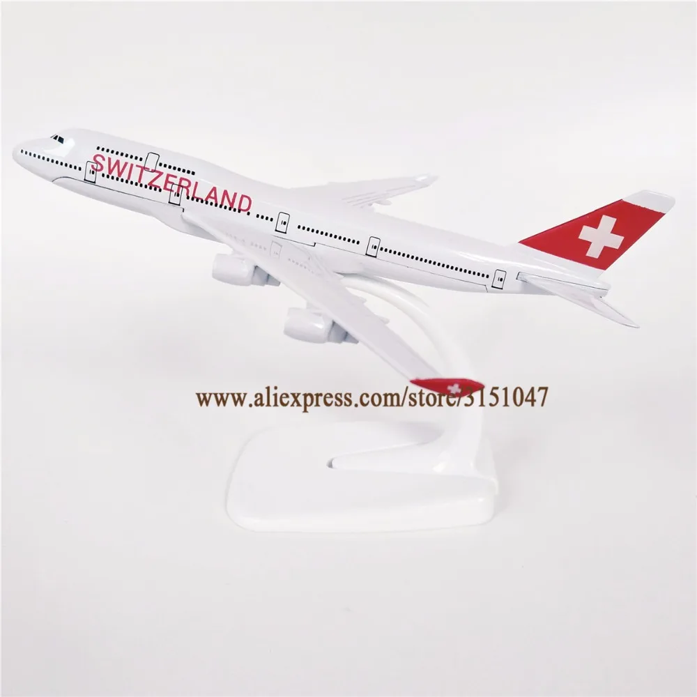 16cm Air SWITZERLAND Airlines Boeing 747 B747-400 Airways Plane Model Aircraft Airplane Model w Stand Craft Gift
16cm Air SWITZERLAND Airlines Boeing 747 B747-400 Airways Plane Model Aircraft Airplane Model w Stand Craft Gift