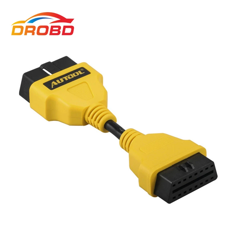 Original AUTOOL 14CM OBD2 Cable Connector OBDII 16pin Extension Cable OBD2 Extension Cable For EASYDIAG,X431 IDIAG
Original AUTOOL 14CM OBD2 Cable Connector OBDII 16pin Extension Cable OBD2 Extension Cable For EASYDIAG,X431 IDIAG