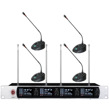 Wireless Microphone UHF 4 Channel Fixed Frequency + Dynamic Screen + KTV + Professional Microphone for KTV Singing Party
Wireless Microphone UHF 4 Channel Fixed Frequency + Dynamic Screen + KTV + Professional Microphone for KTV Singing Party