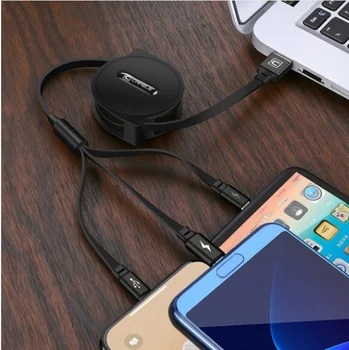 Retractable Multifunctional One Drag Three Data Line Fast Charging Cable For iPhone Android And Type-c Fitting for All cars
Retractable Multifunctional One Drag Three Data Line Fast Charging Cable For iPhone Android And Type-c Fitting for All cars