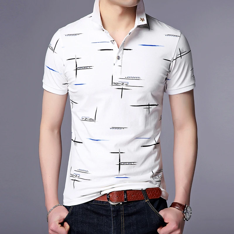 2019 New Fashions Brand Summer Polo Shirt Men Print Top Grade Slim Fit Short Sleeve Mercerized Cotton Polos Casual Men Clothes
2019 New Fashions Brand Summer Polo Shirt Men Print Top Grade Slim Fit Short Sleeve Mercerized Cotton Polos Casual Men Clothes