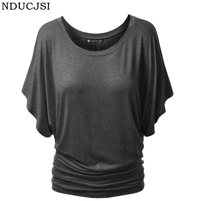 NDUCJSI Summer Tops for Women 2018 Korean Fashion Batwing Sleeve Womens Clothing Cotton Loose Solid Colors T-Shirts plus size
NDUCJSI Summer Tops for Women 2018 Korean Fashion Batwing Sleeve Womens Clothing Cotton Loose Solid Colors T-Shirts plus size