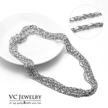 Wholesale 10pcs/lot Interchangeable DIY Accessories for Jewelry findings and Components Silver Chain VC-003*10 Free Shipping
Wholesale 10pcs/lot Interchangeable DIY Accessories for Jewelry findings and Components Silver Chain VC-003*10 Free Shipping