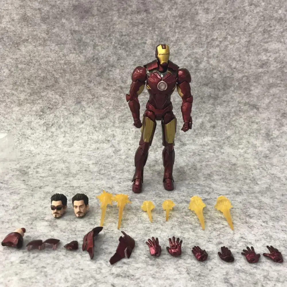 16CM SHF Iron Man MK4 Stage PVC Marvel Avengers Infinity War Action Figure Iron Man Mark 4 Collectible Model Toys Gift with sofa 
16CM SHF Iron Man MK4 Stage PVC Marvel Avengers Infinity War Action Figure Iron Man Mark 4 Collectible Model Toys Gift with sofa