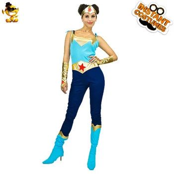 DSPLAY Cosplay Wonder Woman High Quality Costume Adult Halloween Theme Party Cosplay Film Role Original Newly Design Outfits
DSPLAY Cosplay Wonder Woman High Quality Costume Adult Halloween Theme Party Cosplay Film Role Original Newly Design Outfits