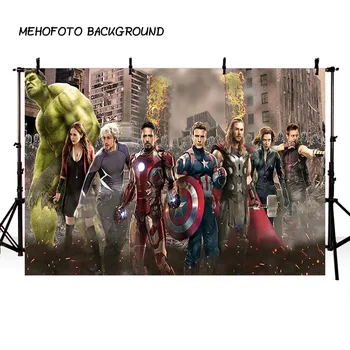 MEHOFOTO Superhero Photography Backdrop Captain America Hulk Theme Birthday Photo Background for Pictures Party Decorate
MEHOFOTO Superhero Photography Backdrop Captain America Hulk Theme Birthday Photo Background for Pictures Party Decorate