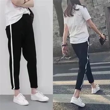 Loose Trousers Pants Fashion Female Long Pants Black Women Casual High Waist Pants
Loose Trousers Pants Fashion Female Long Pants Black Women Casual High Waist Pants