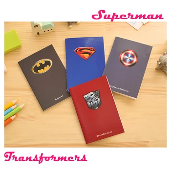4pcs/lot Creative Superman Batman Notepads Diary Office Escolar Notebook Gift Kids Notebooks Memos agenda Free Shipping
4pcs/lot Creative Superman Batman Notepads Diary Office Escolar Notebook Gift Kids Notebooks Memos agenda Free Shipping