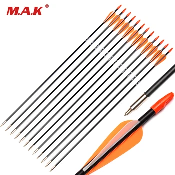 200/500pcs Wholesale Arrow 7mm 31.5 Inches Spine 700 Fiberglass Arrow with Orange Feather for Recurve Long Bow Hunting Archery
200/500pcs Wholesale Arrow 7mm 31.5 Inches Spine 700 Fiberglass Arrow with Orange Feather for Recurve Long Bow Hunting Archery