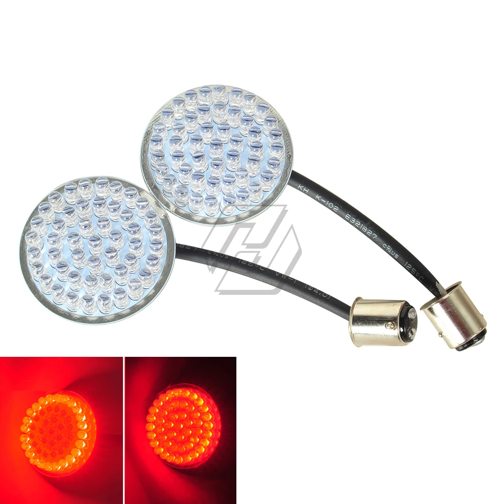 2" 1157 LED Motorcycle Front Turn Signal Light Case for Harley Sportster XL883 Softail Dyna Touring Tri Glide etc
2" 1157 LED Motorcycle Front Turn Signal Light Case for Harley Sportster XL883 Softail Dyna Touring Tri Glide etc