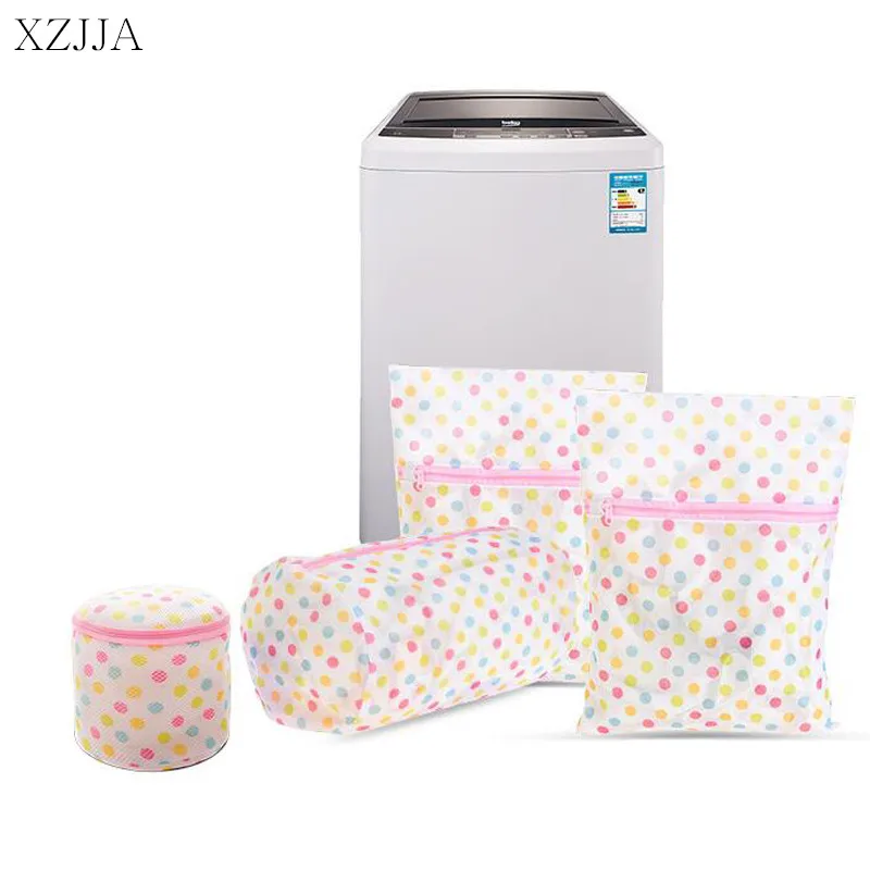 XZJJA 1PC Round Dots Zipper Laundry Bags Women Bra Underwear Washing Machine Mesh Bag Washing Pouch Clothes Protector Net Case
XZJJA 1PC Round Dots Zipper Laundry Bags Women Bra Underwear Washing Machine Mesh Bag Washing Pouch Clothes Protector Net Case