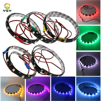 Waterproof Car Auto Decorative Flexible LED Light Strip 12V 60cm 5050 24 SMD LED Daytime Running Light Car LED Strip Light DRL
Waterproof Car Auto Decorative Flexible LED Light Strip 12V 60cm 5050 24 SMD LED Daytime Running Light Car LED Strip Light DRL
