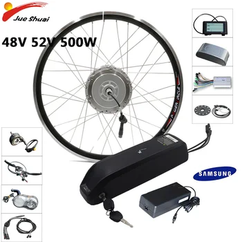 Bafang Ebike Kit 48V 500W Electric Bike Conversion Kit 20''24''26''700C Front Motor Wheel 15ah 18ah Samsung LG Battery ebike kit
Bafang Ebike Kit 48V 500W Electric Bike Conversion Kit 20''24''26''700C Front Motor Wheel 15ah 18ah Samsung LG Battery ebike kit