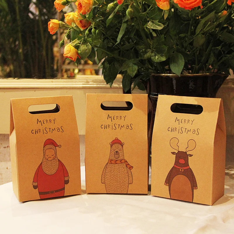 10 pcs/set Kraft Cartoon Christmas Gift Box Candy Box Gift Bag Santa Sack Ornaments Christmas
10 pcs/set Kraft Cartoon Christmas Gift Box Candy Box Gift Bag Santa Sack Ornaments Christmas