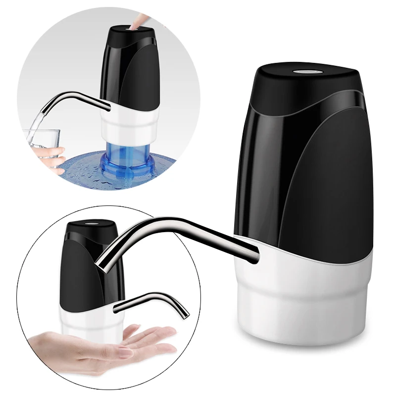 Touch-tone Wireless Rechargeable Electric Dispenser Water Pump and 304 Stainless Steel Tube for 4.5L - 18.9L Barrelled Water
Touch-tone Wireless Rechargeable Electric Dispenser Water Pump and 304 Stainless Steel Tube for 4.5L - 18.9L Barrelled Water