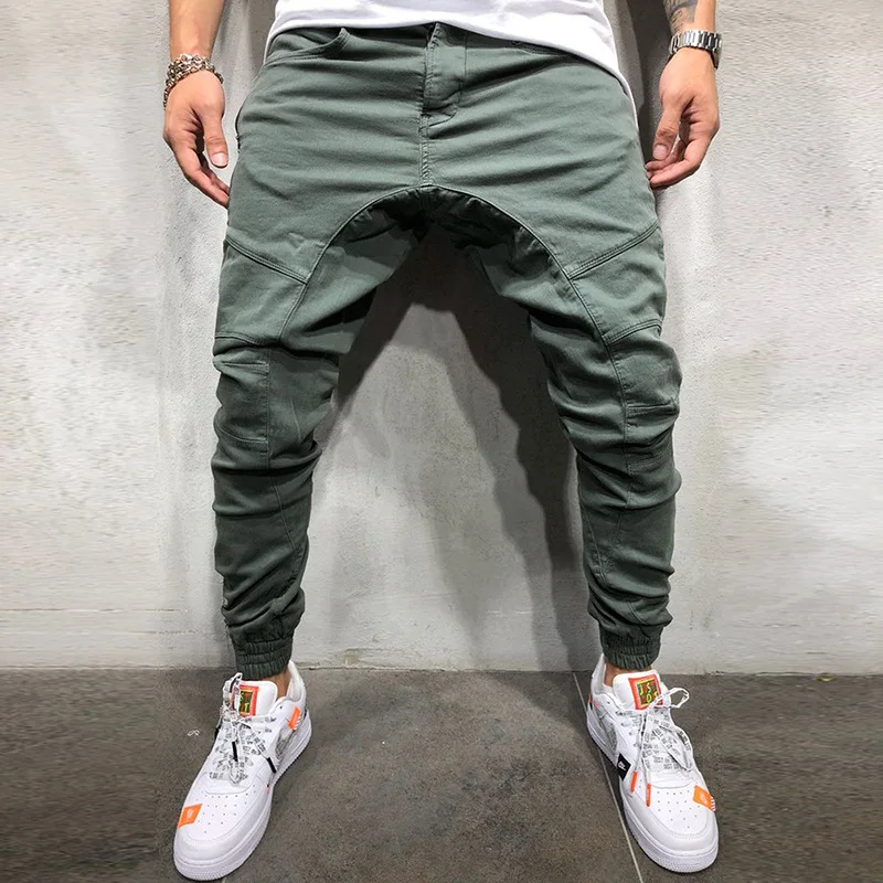 Zogaa Newest 2019 Men Fashion Cross-pants Drawstring Decoration Splicing Cotton Joggers Pants Male Trousers Solid Sweatpants
Zogaa Newest 2019 Men Fashion Cross-pants Drawstring Decoration Splicing Cotton Joggers Pants Male Trousers Solid Sweatpants