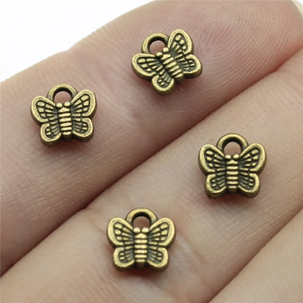 WYSIWYG 40pcs 7x7mm Small Butterfly Pendants Charm For Jewelry Making Antique Bronze Small Butterfly Pendants Charm Butterfly
WYSIWYG 40pcs 7x7mm Small Butterfly Pendants Charm For Jewelry Making Antique Bronze Small Butterfly Pendants Charm Butterfly