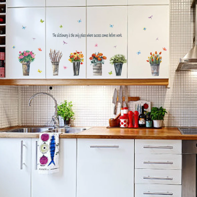 Potted Plant Flower Living Room Bedroom Removable Self-adhesive Furniture Window Wall Stickers Waterproof Decals Decor Murals
Potted Plant Flower Living Room Bedroom Removable Self-adhesive Furniture Window Wall Stickers Waterproof Decals Decor Murals