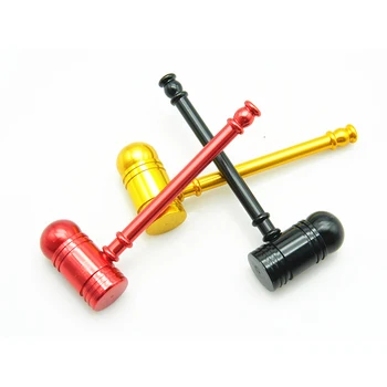 12Pcs/lot Personality Creative Mini Hammer Metal Smoking Pipe Portable Handle Tobacco Pipe Hookah Accessory Pipe Christmas Gift
12Pcs/lot Personality Creative Mini Hammer Metal Smoking Pipe Portable Handle Tobacco Pipe Hookah Accessory Pipe Christmas Gift