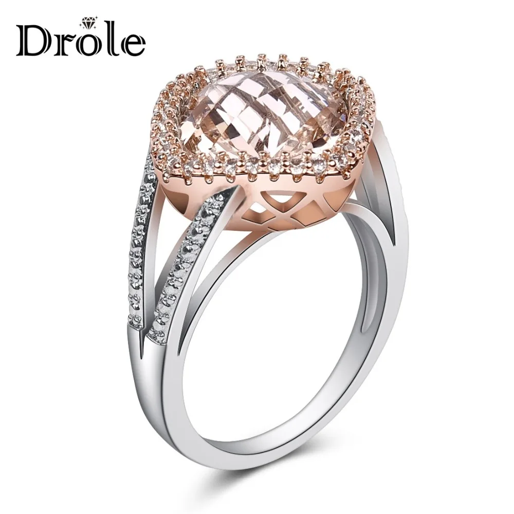 Rose Gold Silver Pink Zricon Stone Fashion Rings for Women Jewelry Christmas GIft 2018
Rose Gold Silver Pink Zricon Stone Fashion Rings for Women Jewelry Christmas GIft 2018