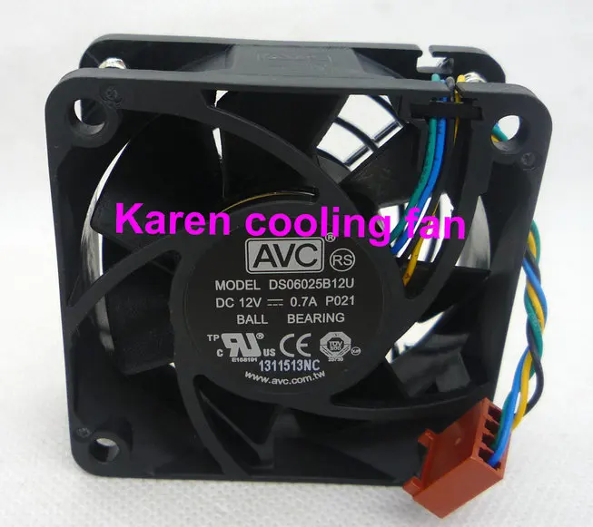 Новый Оригинальный AVC 6 см 6025 12 в а DS06025B12U P021 4-проводной охлаждающий вентилятор
Новый Оригинальный AVC 6 см 6025 12 в а DS06025B12U P021 4-проводной охлаждающий вентилятор