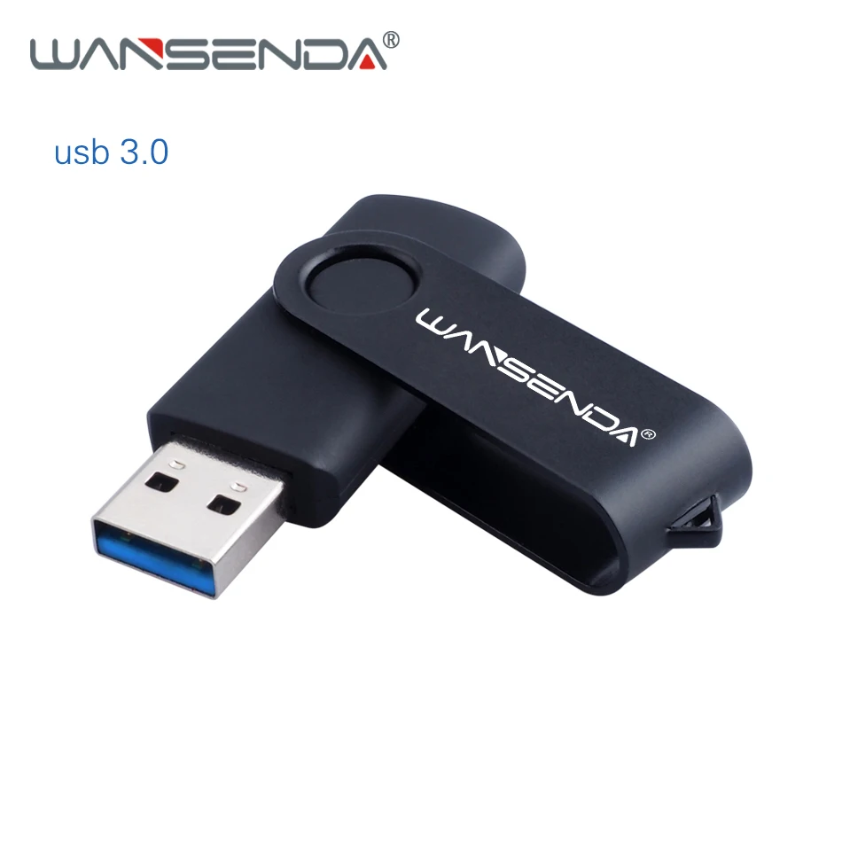New WANSENDA USB 3.0 Flash Drive Rotating Pen Drive 128GB 64GB 32GB 16GB 8GB High Speed Pendrive 256GB Flash USB Memory Stick
New WANSENDA USB 3.0 Flash Drive Rotating Pen Drive 128GB 64GB 32GB 16GB 8GB High Speed Pendrive 256GB Flash USB Memory Stick