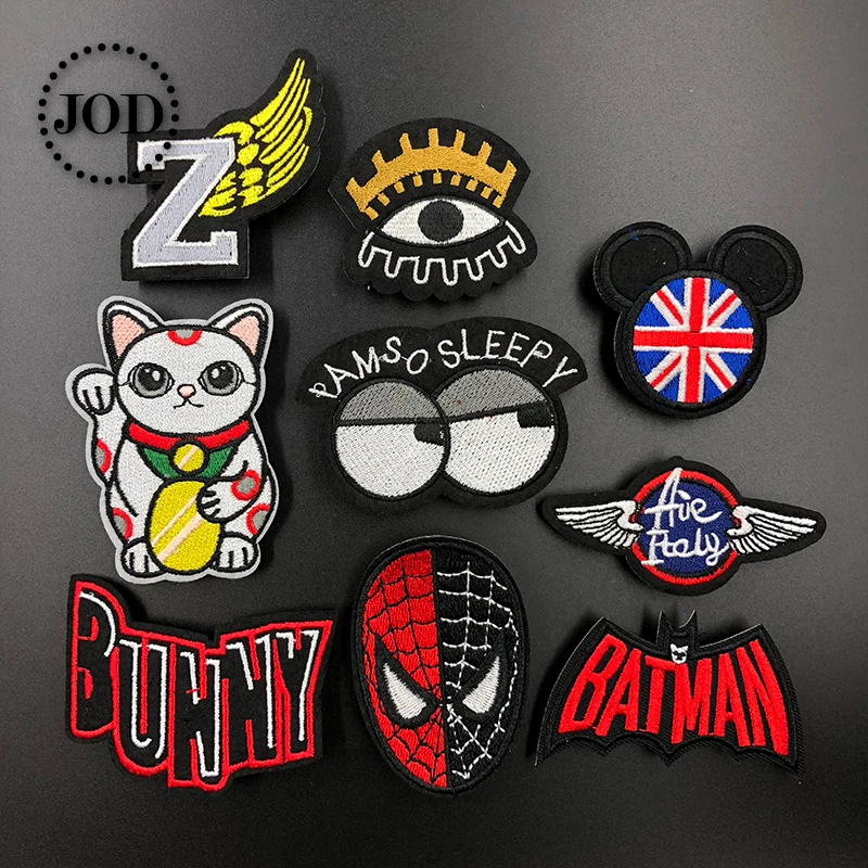 JOD* Brand Cartoon Embroidered Iron on Patches for Clothing DIY Decoration Clothes Patch Applique Stickers Fabric Badges Spider
JOD* Brand Cartoon Embroidered Iron on Patches for Clothing DIY Decoration Clothes Patch Applique Stickers Fabric Badges Spider