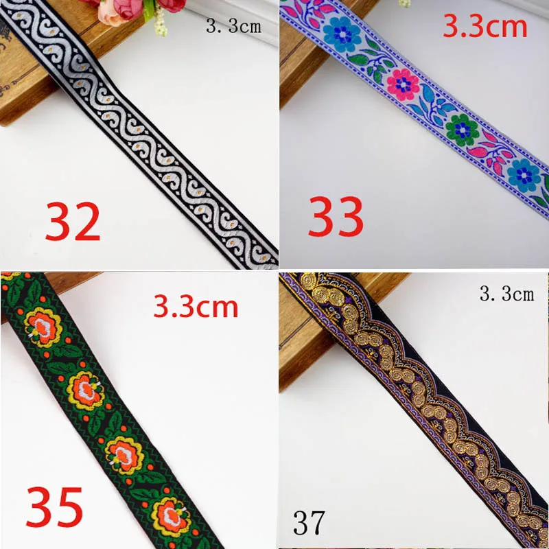 Embroidery Ethnic Jacquard Webbing Woven Tape Vintage Lace Ribbon Trim Dress Collar Handmad DIY Boho Gypsy Accessories
Embroidery Ethnic Jacquard Webbing Woven Tape Vintage Lace Ribbon Trim Dress Collar Handmad DIY Boho Gypsy Accessories