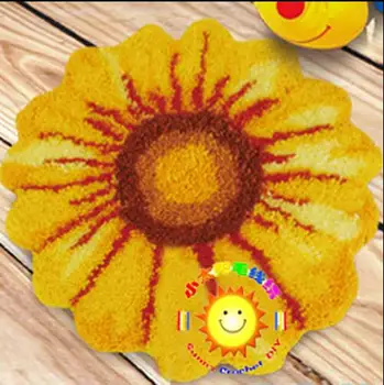 DIY Carpet Rug Yellow Daisy Hook Rug Kits Crocheting Tapestry Sofa Decor Cushion Set for Embroidery Unfinished Floral Floor Mat
DIY Carpet Rug Yellow Daisy Hook Rug Kits Crocheting Tapestry Sofa Decor Cushion Set for Embroidery Unfinished Floral Floor Mat