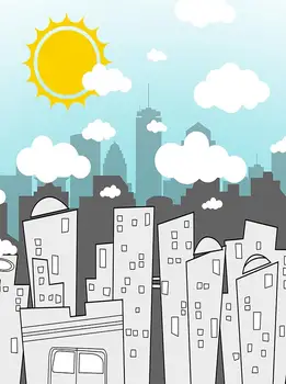 cartoon super city skyline sun clouds background Vinyl cloth High quality Computer print wall backdrops
cartoon super city skyline sun clouds background Vinyl cloth High quality Computer print wall backdrops
