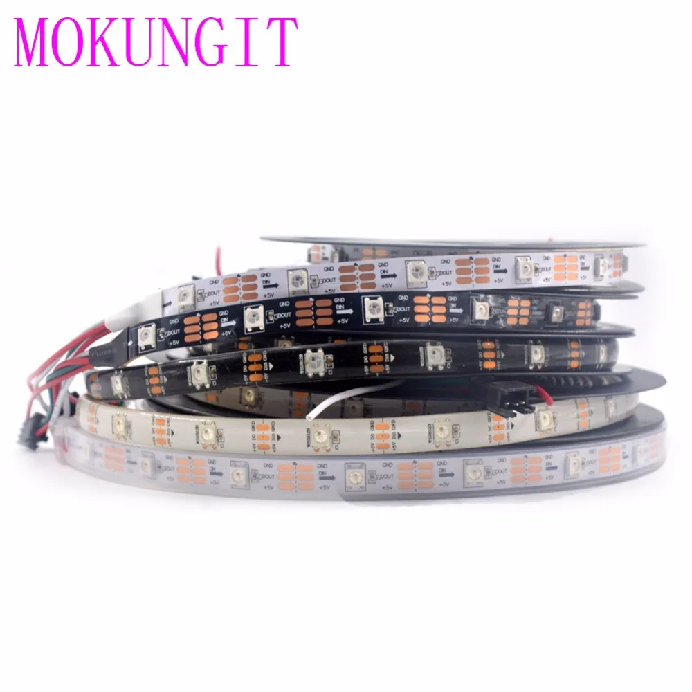 16.4Ft 5M WS2812B SK6812 30Pixels/m 150 Pixels Programmable Individual Addressable LED Strip Light WS2811 Built-in 5050 RGB DC5V
16.4Ft 5M WS2812B SK6812 30Pixels/m 150 Pixels Programmable Individual Addressable LED Strip Light WS2811 Built-in 5050 RGB DC5V