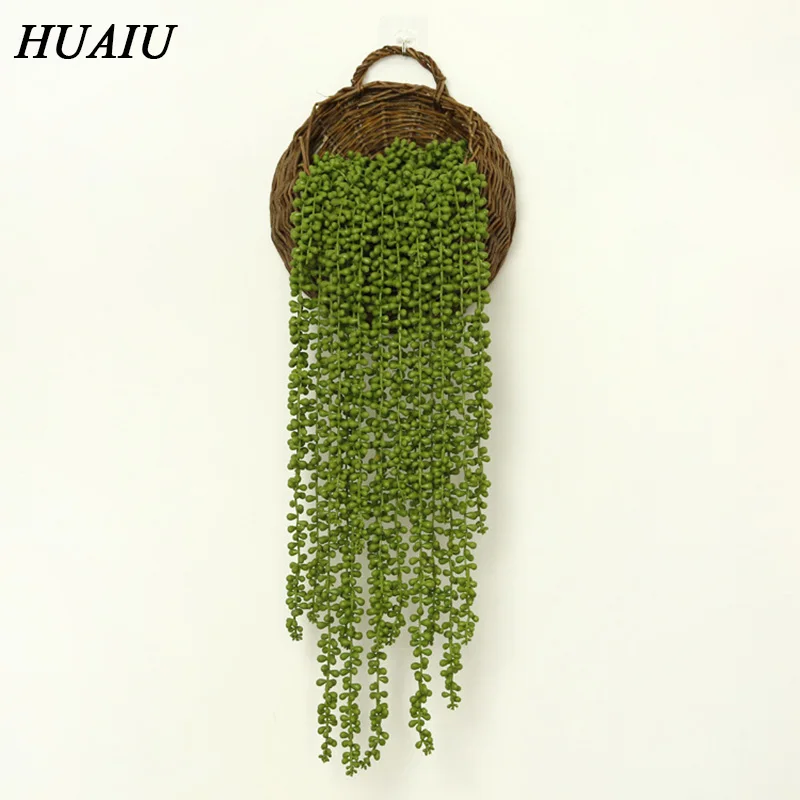 HUAIU Artificial Flower Succulent Rattan Real Touch Cactus Home Decoration Wall-mounted Green Plant Simulation Flower Vine
HUAIU Artificial Flower Succulent Rattan Real Touch Cactus Home Decoration Wall-mounted Green Plant Simulation Flower Vine