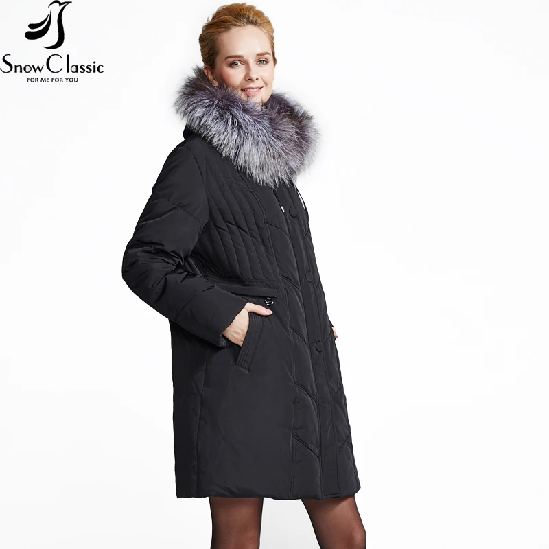 Image New Coats Down Winter Long Thick Black Solid Female Parka Winter Jacket Women 2016 6xl Plus Size