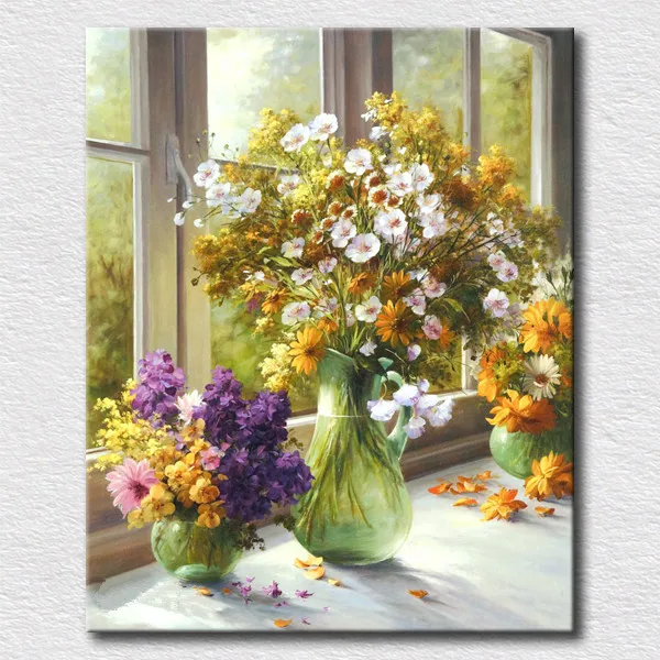 Handpainted Flower Oil Painting on Canvas for Living Room Wall Decor Replica Modern Still Life Art for Bedroom Home Decoration
Handpainted Flower Oil Painting on Canvas for Living Room Wall Decor Replica Modern Still Life Art for Bedroom Home Decoration