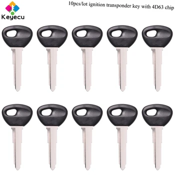 KEYECU 10PCS/Lot Replacement Ignition Transponder Key - Genuine 4D63 40Bit Transponder Chip & Uncut Blade - FOB for Mazda
KEYECU 10PCS/Lot Replacement Ignition Transponder Key - Genuine 4D63 40Bit Transponder Chip & Uncut Blade - FOB for Mazda