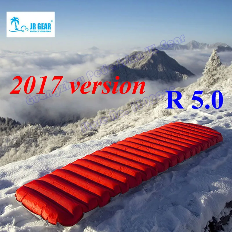 JR Gear R 5.0 PrimaLoft ultralight outdoor sleeping pad moistureproof inflatable air mat camping air tube bed
JR Gear R 5.0 PrimaLoft ultralight outdoor sleeping pad moistureproof inflatable air mat camping air tube bed