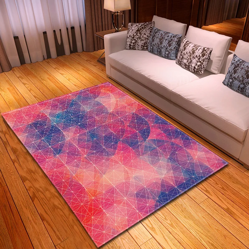 

Creative Colour 3D Printed Carpets for living room Bedroom Area Rugs Home Large Size Carpet Kitchen Absorb Water Antiskid Mats