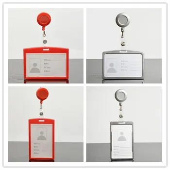 10pcs Fashion Double Use Badge Reel Student Nurse Business Card ID Badge Holder Tag With Retractable Reels
10pcs Fashion Double Use Badge Reel Student Nurse Business Card ID Badge Holder Tag With Retractable Reels