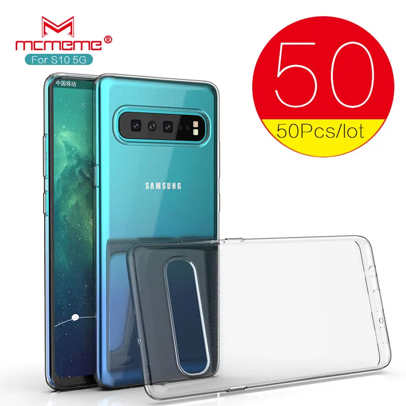 50Pcs/lot Case For Samsung Galaxy S10 5G Case Soft Silicon TPU Transparent Anti-knock Cover For Samsung S10 5G Cases Wholesale
50Pcs/lot Case For Samsung Galaxy S10 5G Case Soft Silicon TPU Transparent Anti-knock Cover For Samsung S10 5G Cases Wholesale