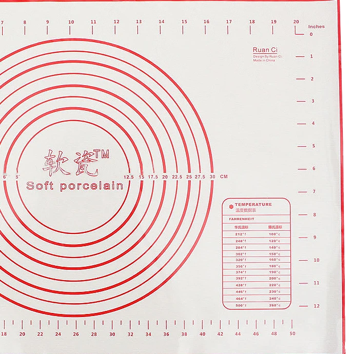 Practical Generic Baking Mat Sheet 60x40cm Rolling Dough Pastry Cakes Bakeware Liner Pad Silicone Fiberglass
Practical Generic Baking Mat Sheet 60x40cm Rolling Dough Pastry Cakes Bakeware Liner Pad Silicone Fiberglass