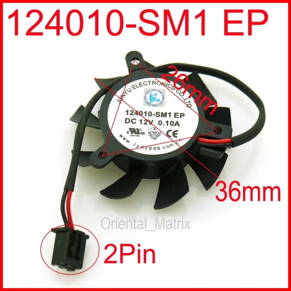 Free Shipping 124010-SM1 EP DC12V 0.10A 2Pin 36mm 26x26x26mm For DELL Graphics/Video Card Cooling Fan
Free Shipping 124010-SM1 EP DC12V 0.10A 2Pin 36mm 26x26x26mm For DELL Graphics/Video Card Cooling Fan