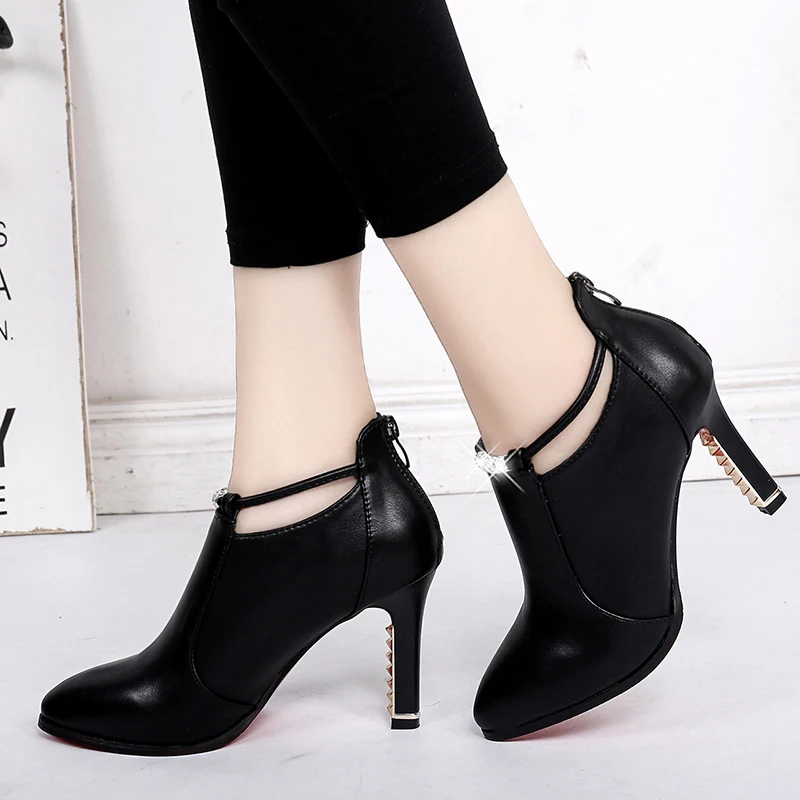 Lucyever Women Shoes Spring Autumn Thick Heels Ladies Pumps Fashion Crystals Pointed Toe Party Shoes Woman Stiletto Black Red
Lucyever Women Shoes Spring Autumn Thick Heels Ladies Pumps Fashion Crystals Pointed Toe Party Shoes Woman Stiletto Black Red