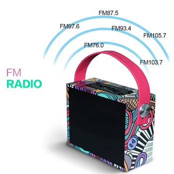 M7 Wooden Wireless Portable Bluetooth Speaker TF Speaker Stereo Sound box Bass Subwoofer Support FM AUX IN w/ Microphone &Handle
M7 Wooden Wireless Portable Bluetooth Speaker TF Speaker Stereo Sound box Bass Subwoofer Support FM AUX IN w/ Microphone &Handle