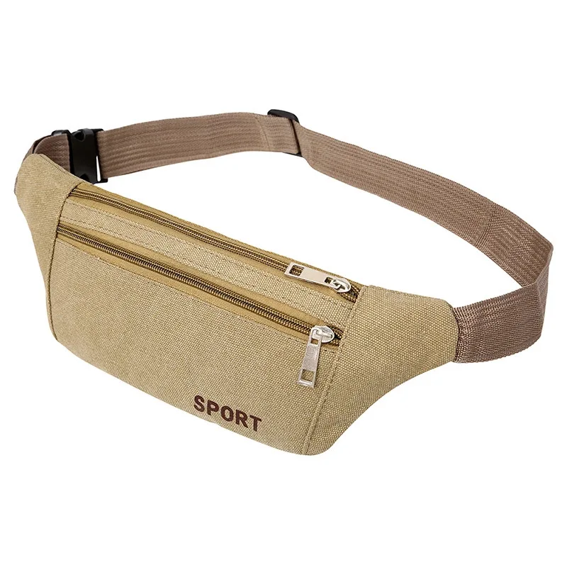 NEW Canvas Fanny Pack Men Portable Fashion Adjustable Belt Durable Small Bag 3 Pockets Travel Waist Bag 4 Colors
NEW Canvas Fanny Pack Men Portable Fashion Adjustable Belt Durable Small Bag 3 Pockets Travel Waist Bag 4 Colors