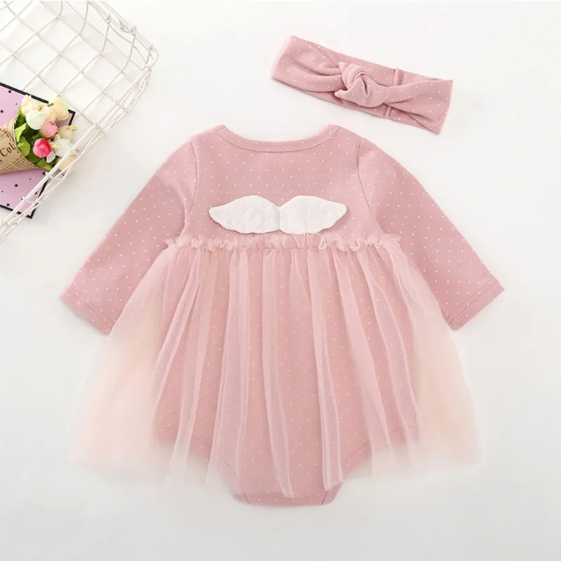 Fashion Baby Boy Girl Clothing Set Long Sleeve Romper Polka Dot Printed Jumpsuit Outfit with Headband
Fashion Baby Boy Girl Clothing Set Long Sleeve Romper Polka Dot Printed Jumpsuit Outfit with Headband