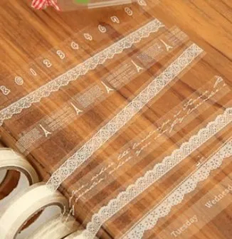Free ship!40pc!Cute little fresh white transparent lace tape / DIY small roll Decorative Tape
Free ship!40pc!Cute little fresh white transparent lace tape / DIY small roll Decorative Tape