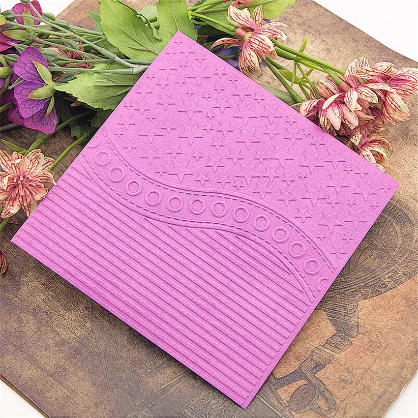 HOT plastic star line letter stripe template craft card making paper card album wedding decoration Embossing folders
HOT plastic star line letter stripe template craft card making paper card album wedding decoration Embossing folders